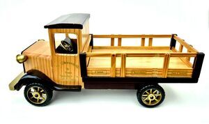Vintage D Ghirardelli & Sons Chocolate Company Hand Crafted Wooden Truck